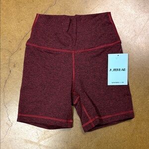 Fleo Maroon Bike Shorts